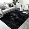 Gothic Skull Skeleton 3D Area Rug for Living Room Bedroom Decor Non Slip Floor Mat with Dark Horror Art Design