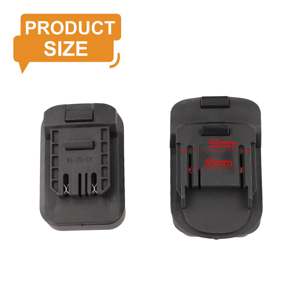 2 pcs Battery Adapter Converter Compatible with For Dayi Tools for A3/2106 and 18V Machines Suitable for Battery Conversion