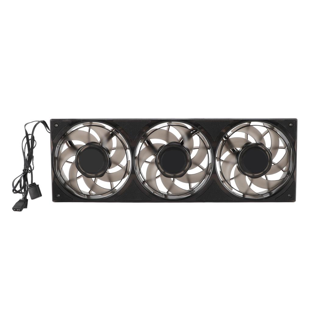 360mm 3 In 1 Computer Case Fan 5V ARGB 2200RPM 4 Pin PWM MFDB Dynamic Pressure Bearing 7 Blades Quiet Case Cooler Fan