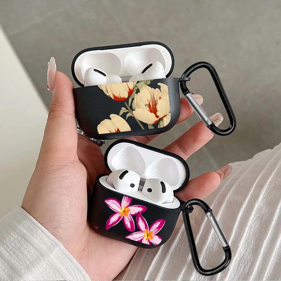 Simple Flower Case For Airpods Pro2 4 2 Pro3 1 3 Pro Earphone Cases Cover
