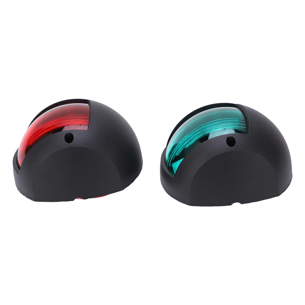 2 Stück Marineboot Yacht Signal Leuchte LED Navigations Buglampe Rot Grün Schiff Bordlicht für Segeln 12V‑24V 3W