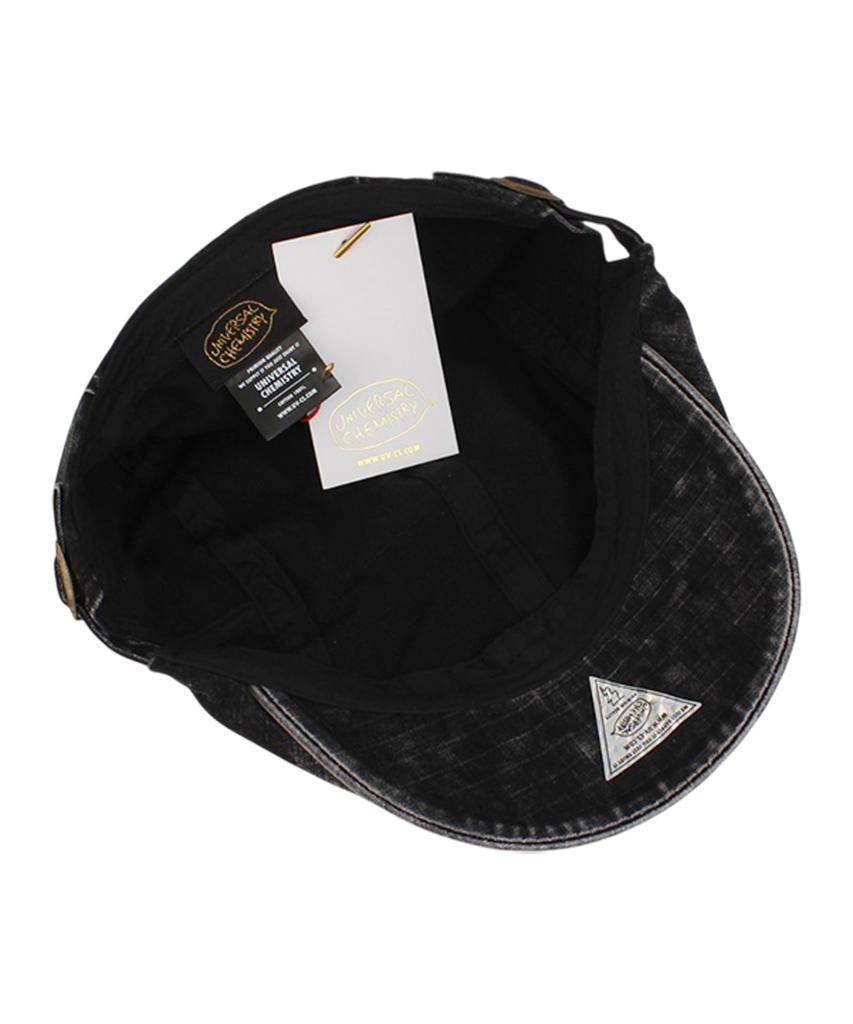 Yunibeosyeolkemiseuteuli Hard Washing Logo Black Hunting Cap