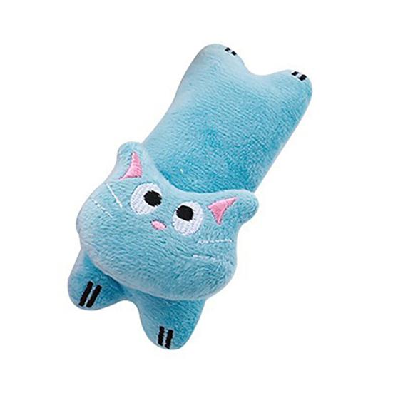 Pet Toy Realistic Animal Shape Bite-Resistant Plush Chew Toy with Catnip Relieves Boredom Simulation Modeling Teeth Cleaning