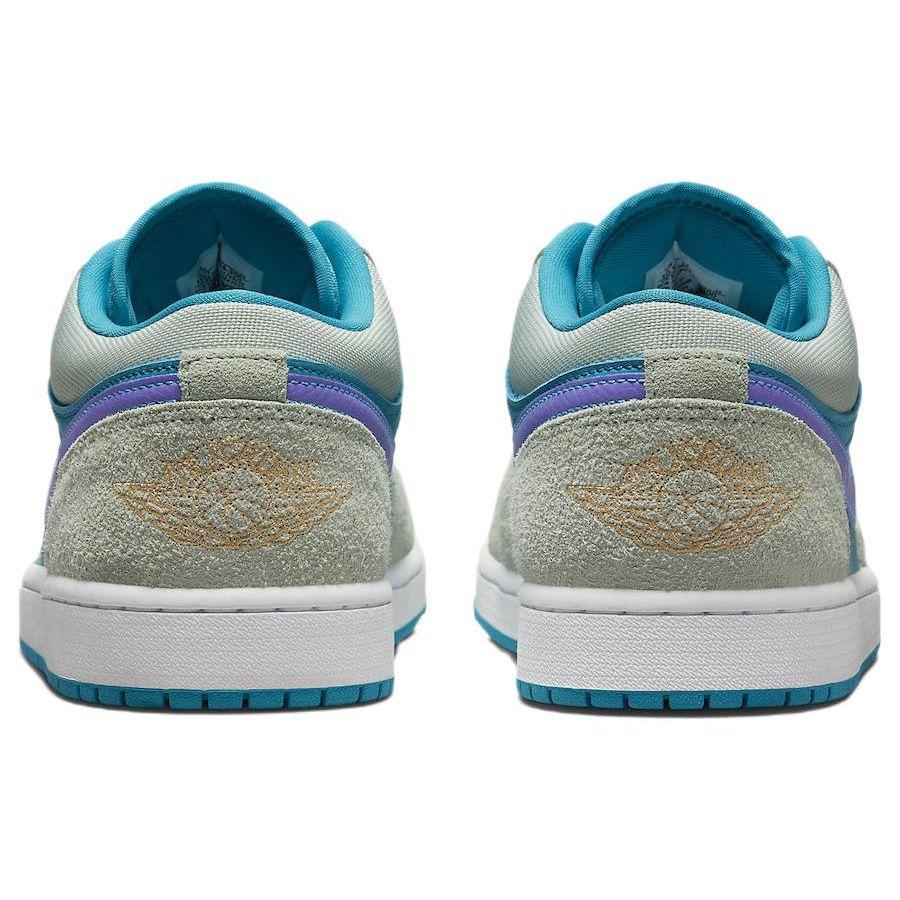 Air Jordan 1 Low SE Aquatone Concord Men Sneakers Blue Pistachio-Frost Psychic-Purple DX4334-300