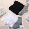 5 Pairs Socks Men'S Cotton Deodorant Winter Towel Bottom With Velvet Mid-Tube White Stockings Thickened Sports Basketball Socks