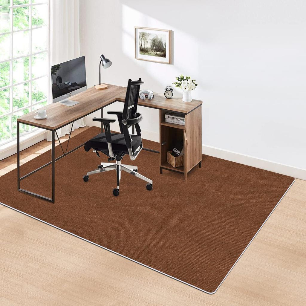 Chair Mat Floor Protection Mat Furniture Protection Pad Large Size 160 X 130cm PVC Hriiiiya 4mm Carpet Gaming Floor Mat Felt Scratch Prevention Dent
