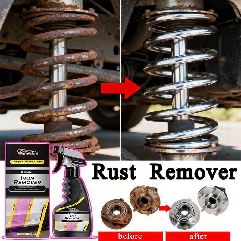 Car Rust Remover Quick Remover Exhaust Pipe Rust Removal Spray Cleaning Metal Iron Powder Old Cars To New