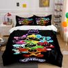 Colorful Cartoon Animal Faces Bedding Sets Duvet Cover Sets Duvet Covers Pillowcases(1*Duvet Cover 2*Pillowcases Without Duvet Insert)
