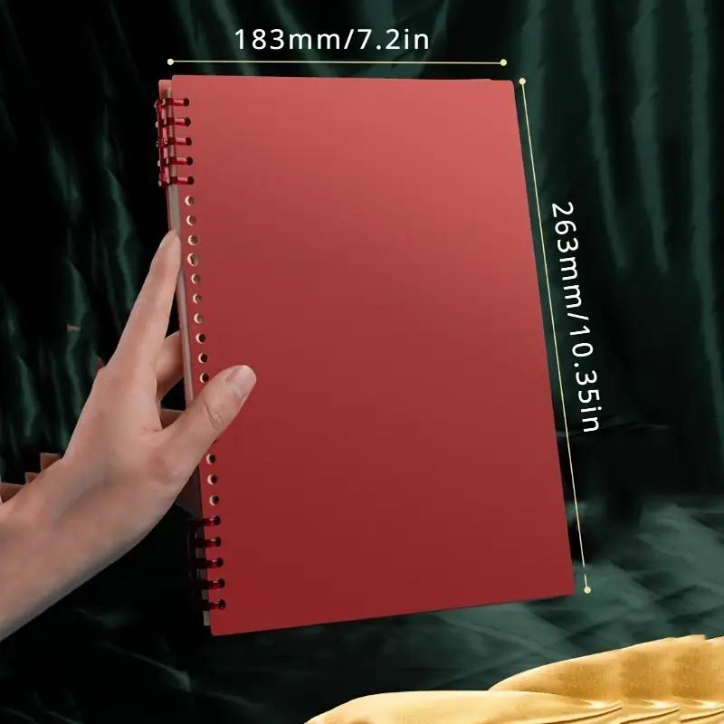 60-Sheet B5 Music Notation Notebook - Reusable Loose-Leaf Staff Paper, Double-Sided Exercise Book for Musicians & Composers