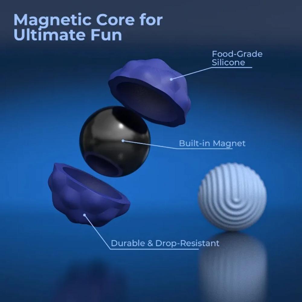 Magnetic Attraction Sensory Stress Relief Ball Toy Fingertip Fidgeting Toys Relieve Anti Anxiety Decompression Massage Palms