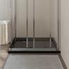 Shower Tray ABS Square Black 80 X 80 Cm