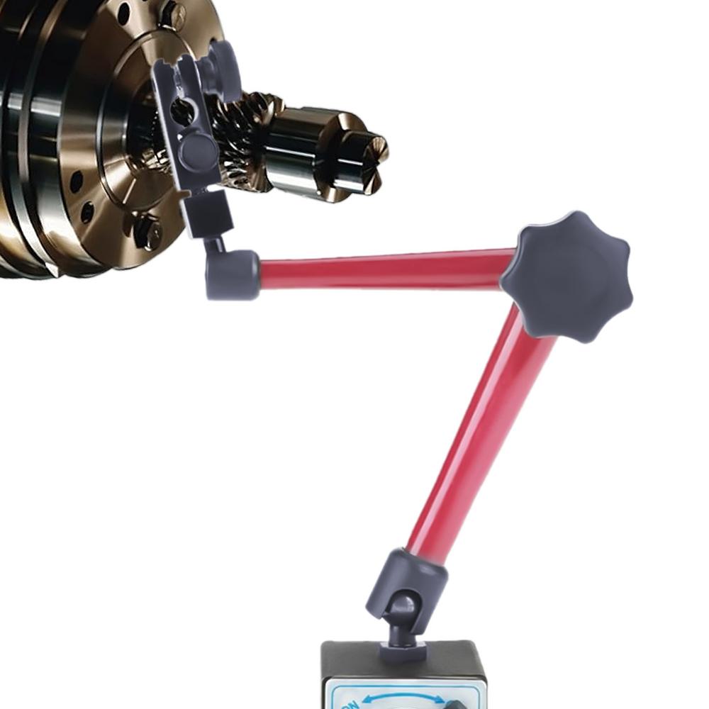 Magnetic Base Indicator Micrometer Indicator Holder Precision Assembly Quick Release Adjustable Stand Gear Extension For