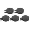 5 Paar L-02 schwarzes Harz langlebig stumm Mountainbike Scheibenbremsbelag Fahrrad Radfahren Zubehör