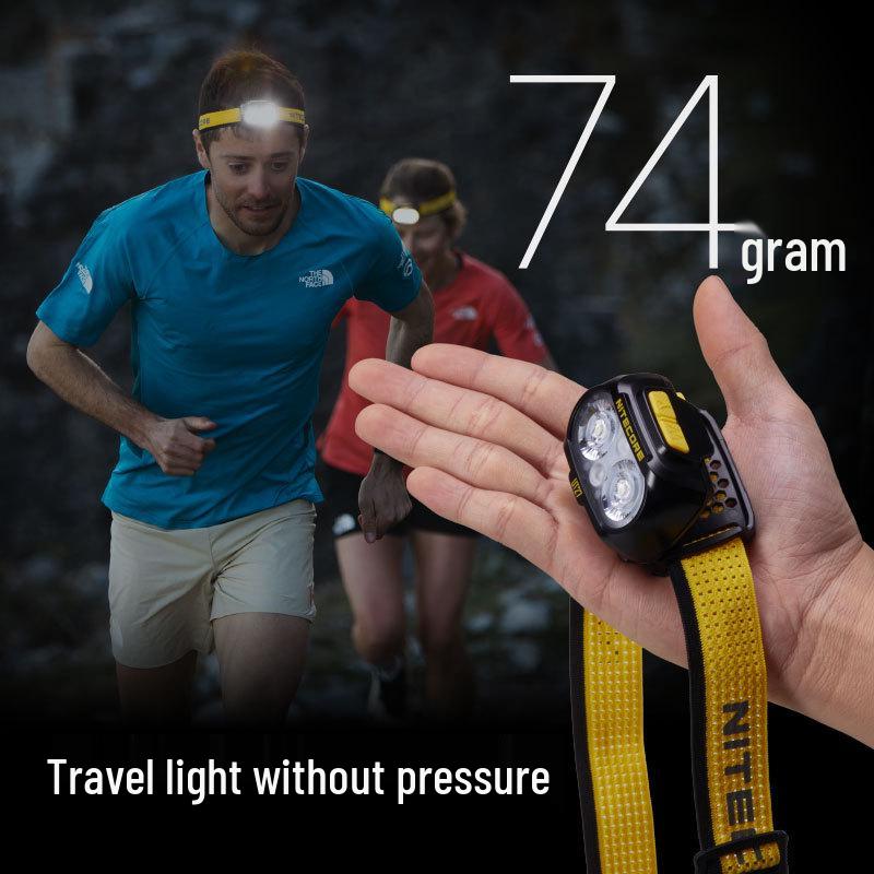 Nitecore UT27 Doppellicht-Stirnlampe für Outdoor und Trailrunning