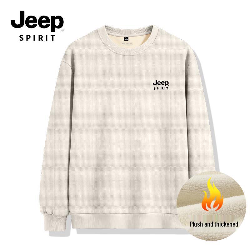 JEEP SPIRIT Men s Heavyweight Fleece-Lined Pullover Sweatshirt 5XL