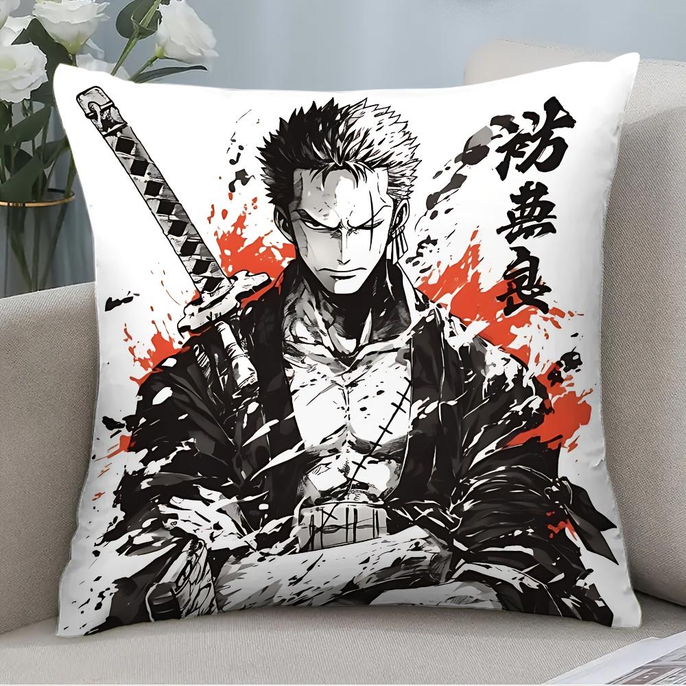 Pc Samurai Warrior Pillow Cover Anime Sword Art for Fan Room Living Room Bedroom Decor Xcm