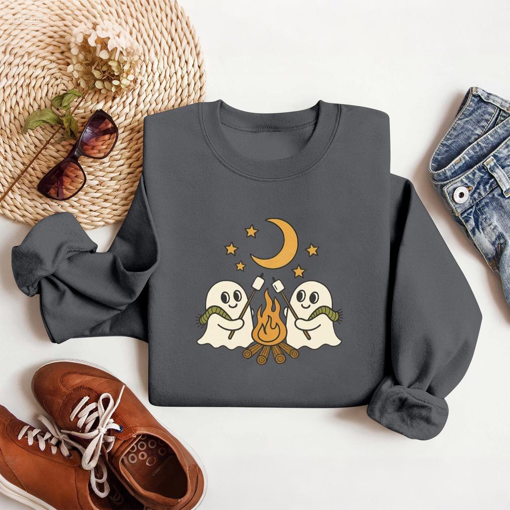Damen Oberteile Damen Langarm Sweatshirt Lässig Rundhals Locker Geschnitten Pullover Fleece Oberteile