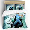Cricket Duvet Cover Abstract Sports Pattern Theme Bedding Player Playing Game of Cricket for Bedroom Decoration for Men Adults