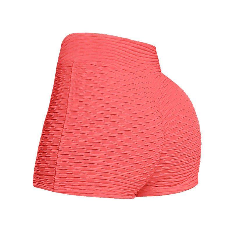 

Amazon Peach Hip Bubble Bold Yoga Shorts Fluorescent Red S
