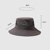 Summer Fishing Hat Men's Big Brim Hat Outdoor Solid Color Sunscreen Hat Travel Sun Hat