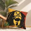Singer Reggae Rock Pillow Case Short Plush Print Cushion Cover Square Throw Pillow Covers Sofa Home Decor