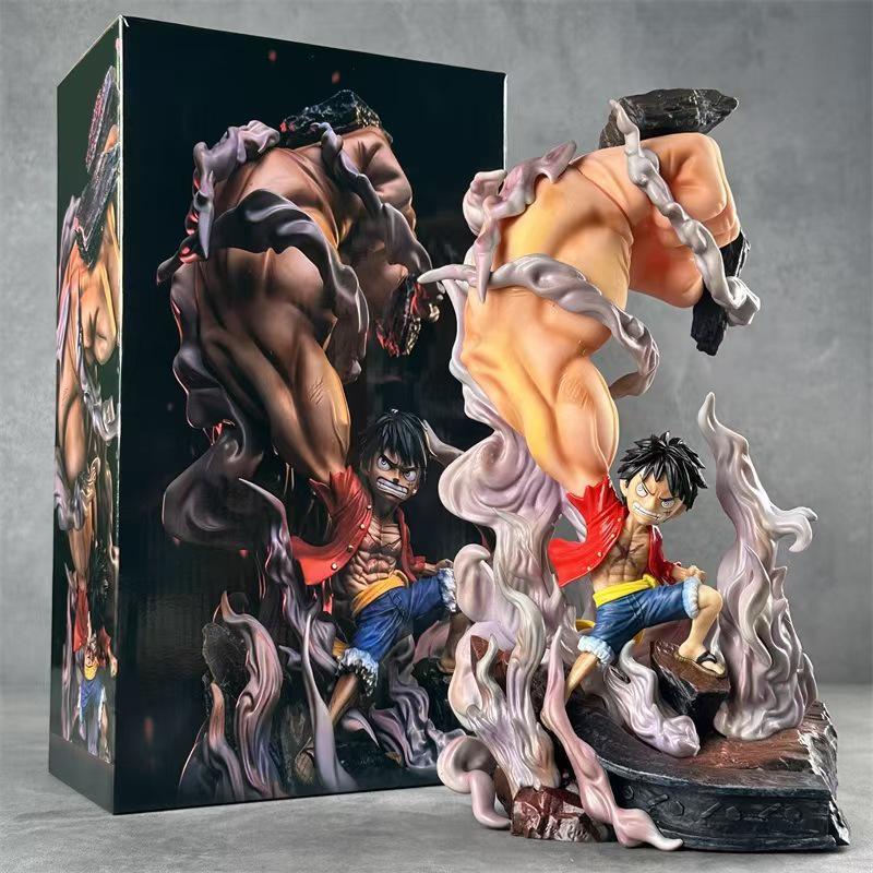 One Piece GK Gear Third Luffy Big Hands Anime Ornament Figure Gift
