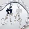 Butterfly Heart Phone Lanyard Beaded Keyring Colorful Keychain Pendant Stylish Ornament Backpack Jewelry for Women