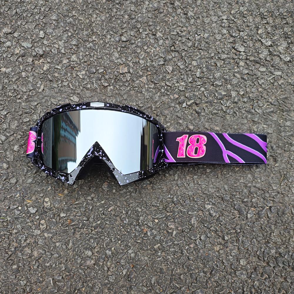 2025 Motorcycles Ski Goggles Cycling Riding Glasses Personalized Printing Ski Goggles Windbreak Ventilate Anti-Glare Goggles