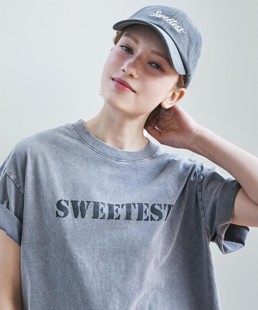 SWEET SOUP Pigment Loose Fit T-Shirt_Grey(Wb5Stf1)