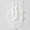 5Pcs/Set Cotton Women Panties Sexy Underwear White Girls Briefs Solid Soft Panty Breathable Underpants Mid Waist Female Lingerie