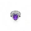 Amethyst Ring: Sterling Silver Boho Gemstone Jewelry - February Birthstone