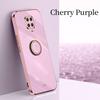 Plating Square Finger Ring Holder Phone Case On For Xiaomi Redmi Note 9 Pro Max Note9 S 9s 9pro Luxury Soft Silicone Stand Cover