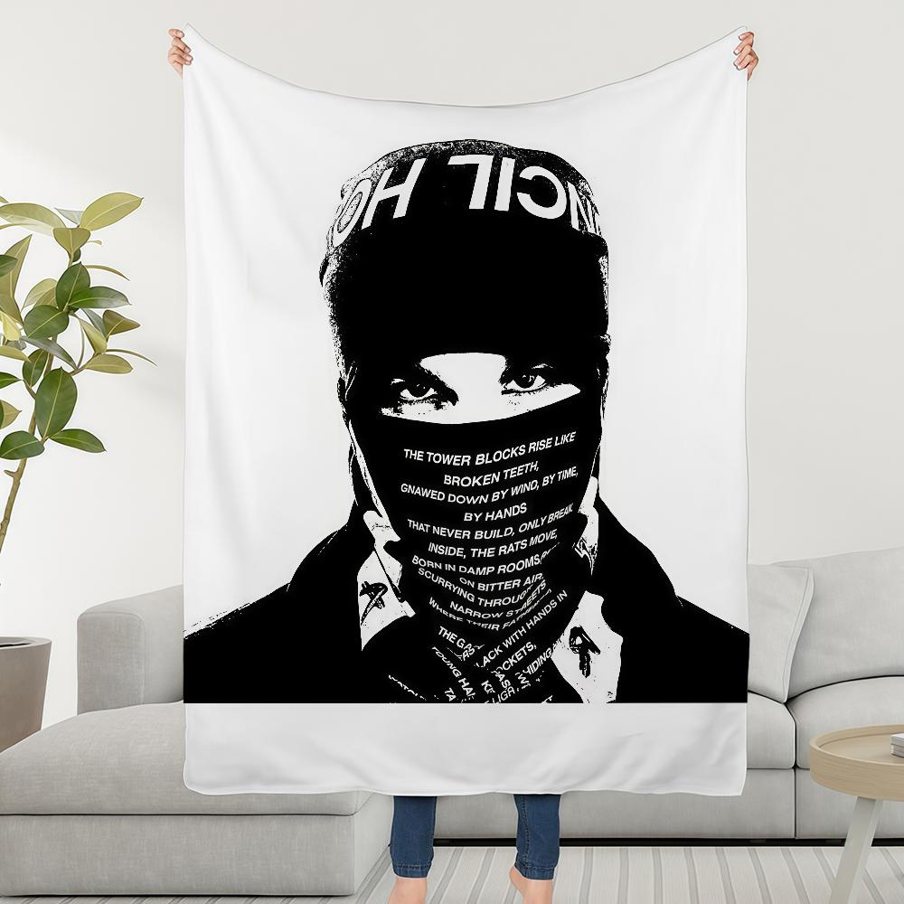 Blanket Throw Super Cosy Plush Living Room Sofa Couch Childish Birthday Rebel EsDeeKid Gifts