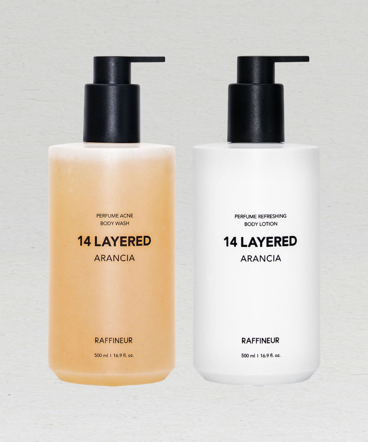 Perfume Acne Body Wash & Refreshing Body Lotion Set Arancia