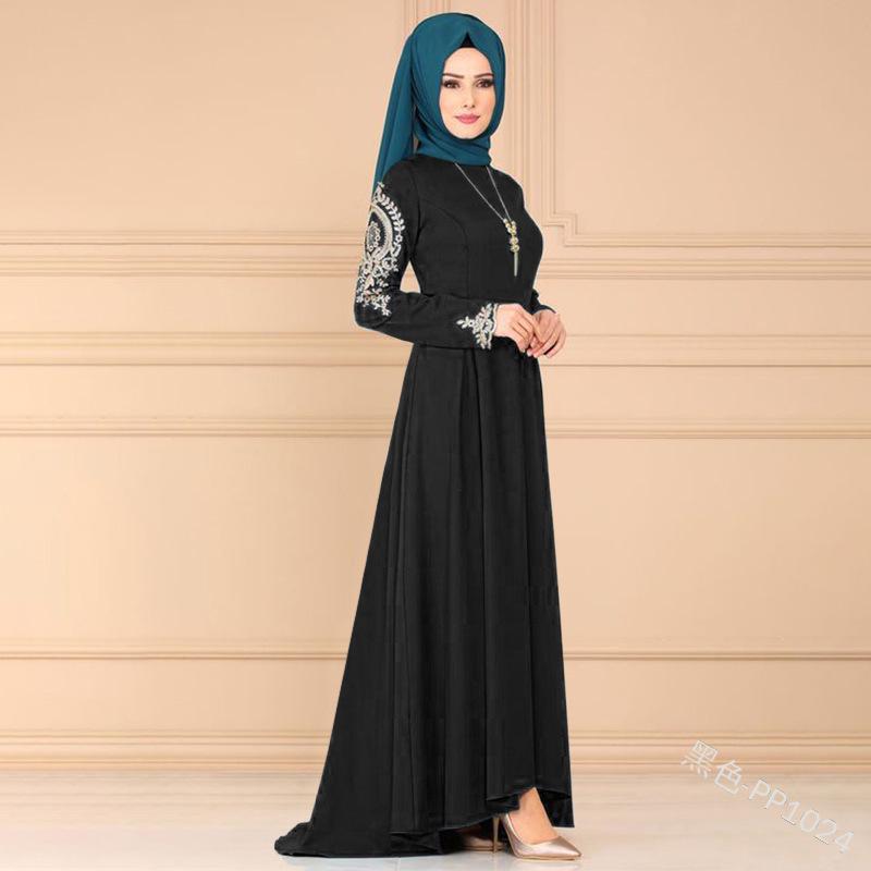 Yiduo Duo Elegantes europäisches & amerikanisches besticktes Abendkleid mit unregelmäßigem Saum PP1024