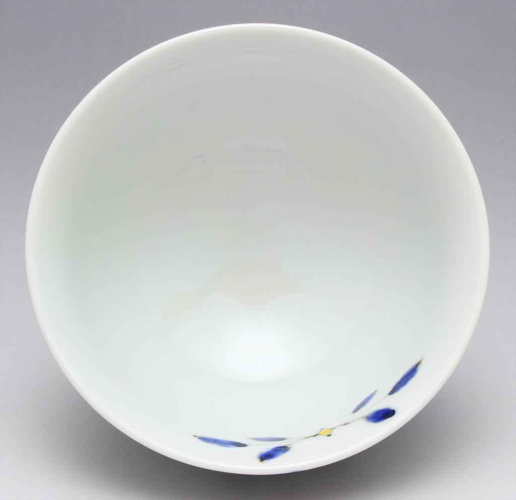 Imari Ware, Tokushichi Kiln, Flower and Branch Pattern, Small Rice Bowl