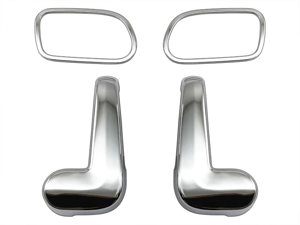 BRIGHTZ Chrome Fog Light Covers for Custom early 17168 N-BOX (JF1/JF2, model) [FOG-COV-021] (JF F1/F2, 1/2) N-BOX Custom, N-BOX Custom, N-BOX Custom,