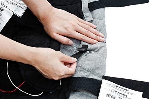 BABYHOPPER Ergo Winter Multiple Down Cover, 90% Down Baby Carrier Cover, Gray, Stroller Compatible, CKBH04012