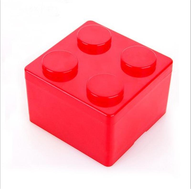 Stackable Block-Shaped Desktop Storage Organizer Box