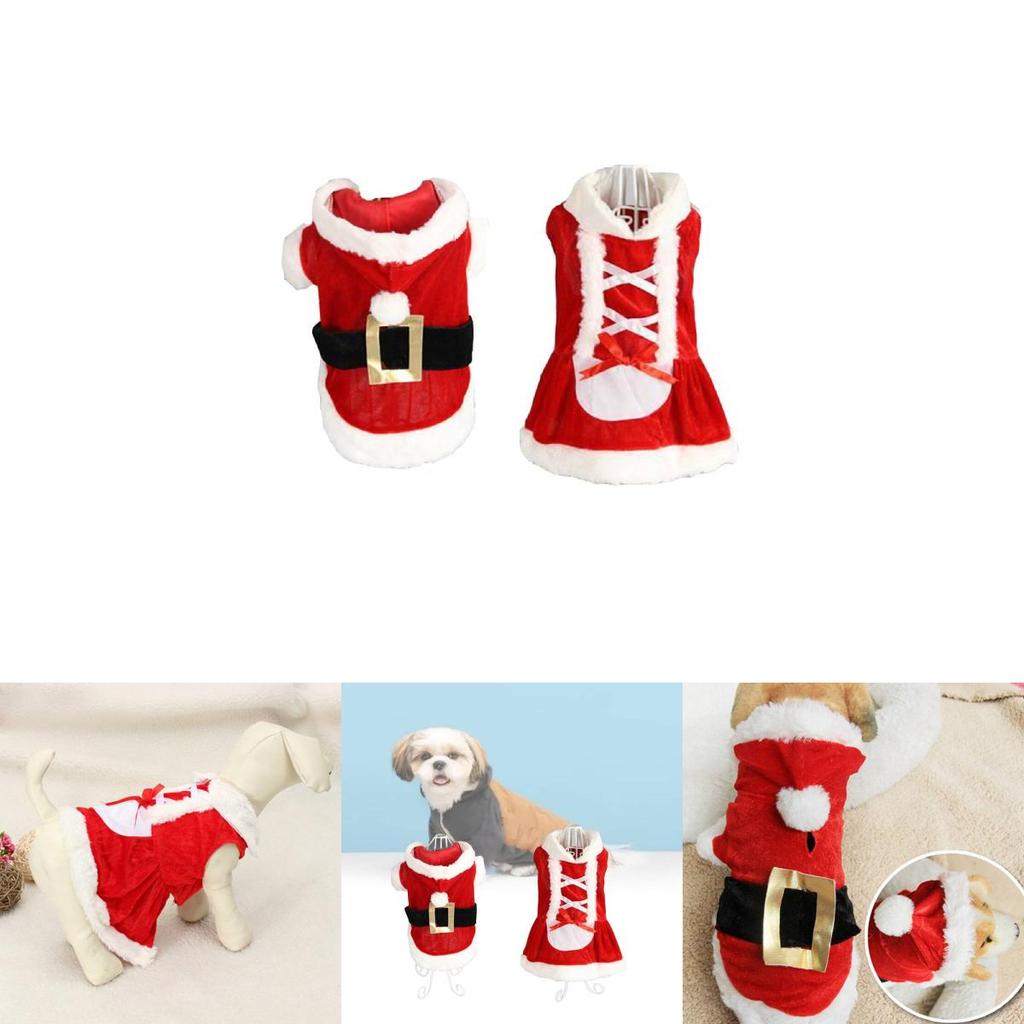 Universal Fit Pet Christmas Santa Costume For Dogs High Quality Fun Holiday Attire