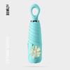 New 50% Off Six Bones Hand Open Vinyl Fabric Sunscreen Umbrella Love Handle Fashion Umbrella Climbing Flower Umbrella