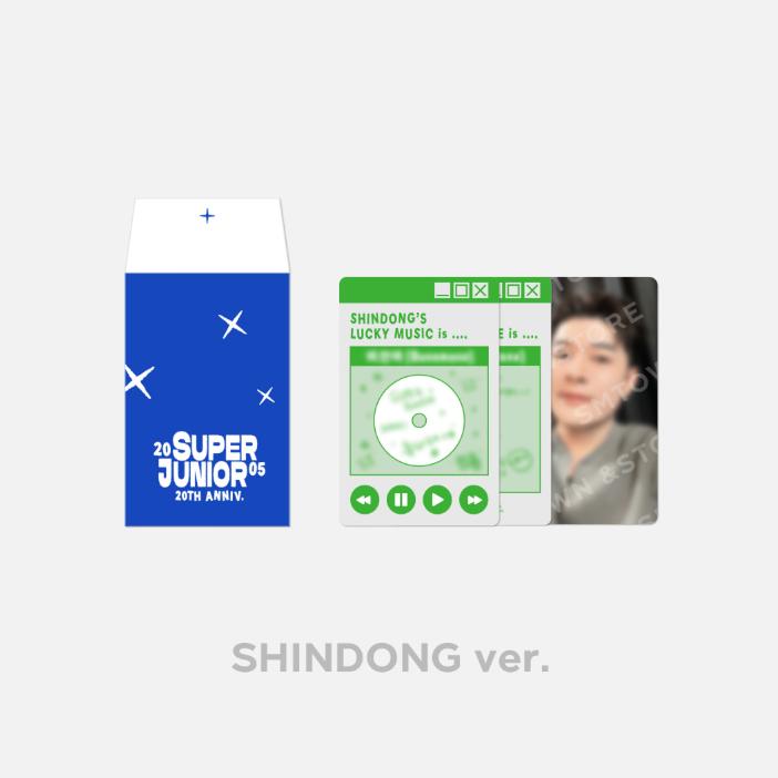 Pre-order SUPER JUNIOR 20th Anniversary Lucky Card Set
