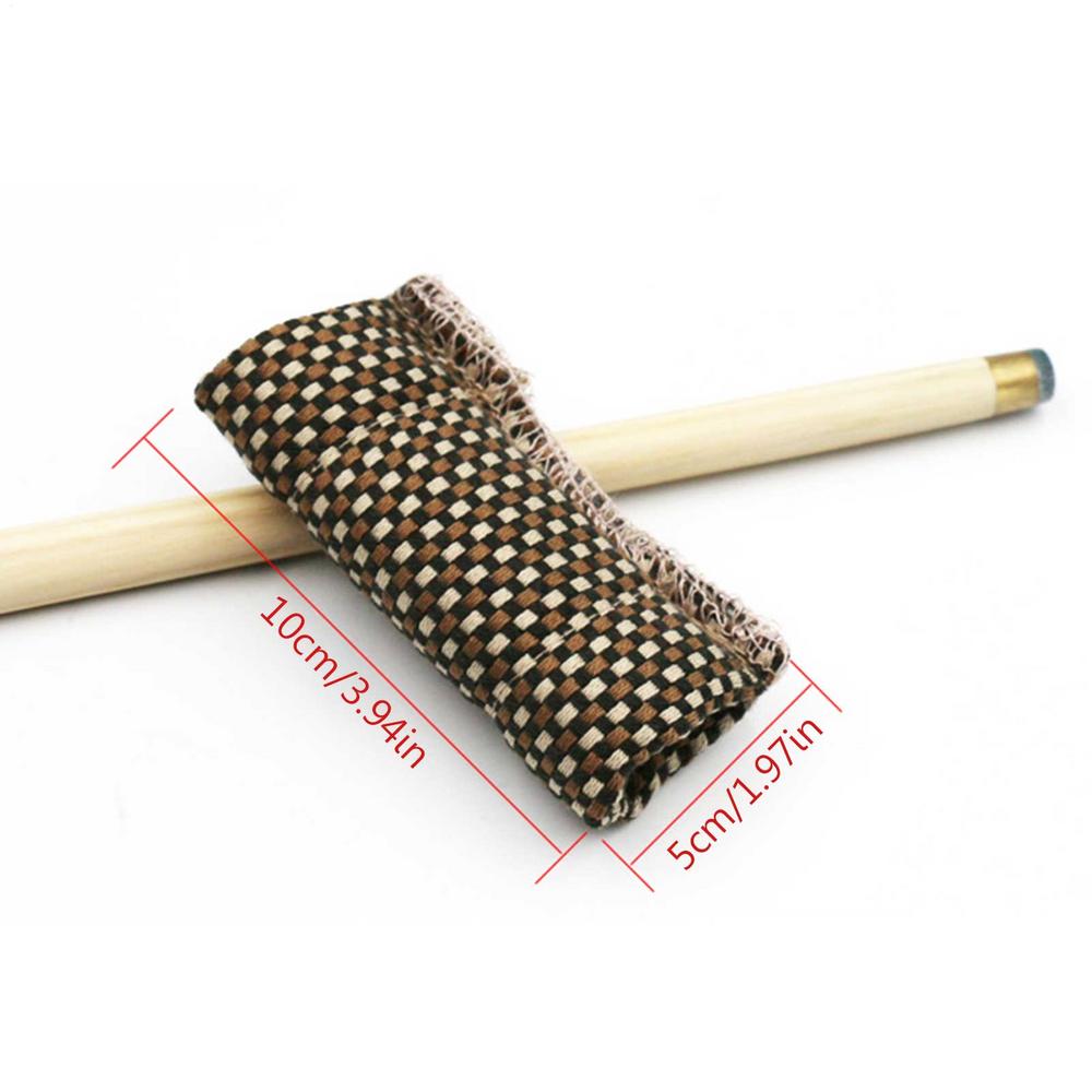 Billiard Cue Shaft Slicker Wiping Cloth Polishing Tools SnookerTowel Burnisher Cue Shaft Cleaner Billiards Accessories