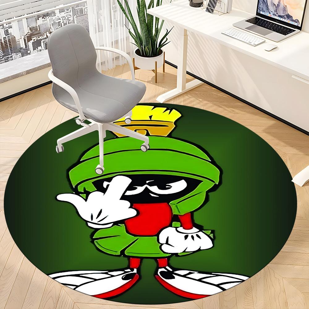 Looney Tunes Marvin The Martian Office Round Area Rug, Under Office Chairs Bedroom Living Room Home Decor a1022297