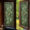 Stained Glass Window Privacy Films Decorative Static Clings Removable Sun Blocking Covering Colorful Window Decals for Home Kitchen Living Room