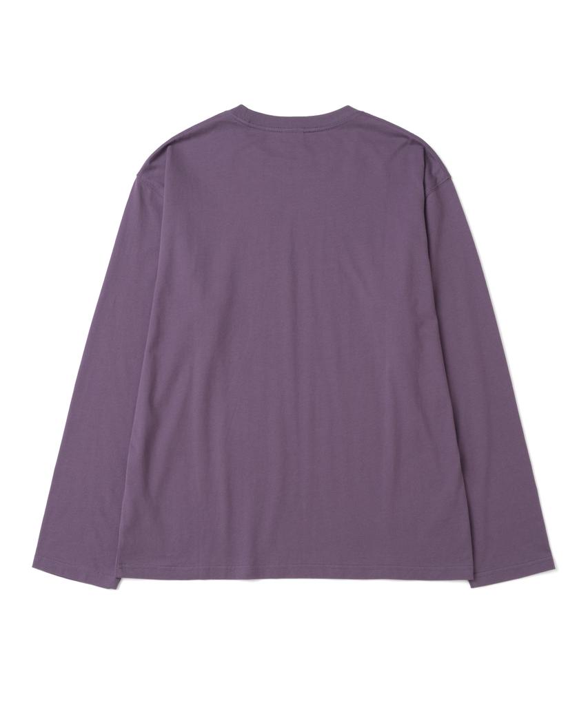 THE COLDEST MOMENT Tcm Lettering Long Sleeve (Purple)