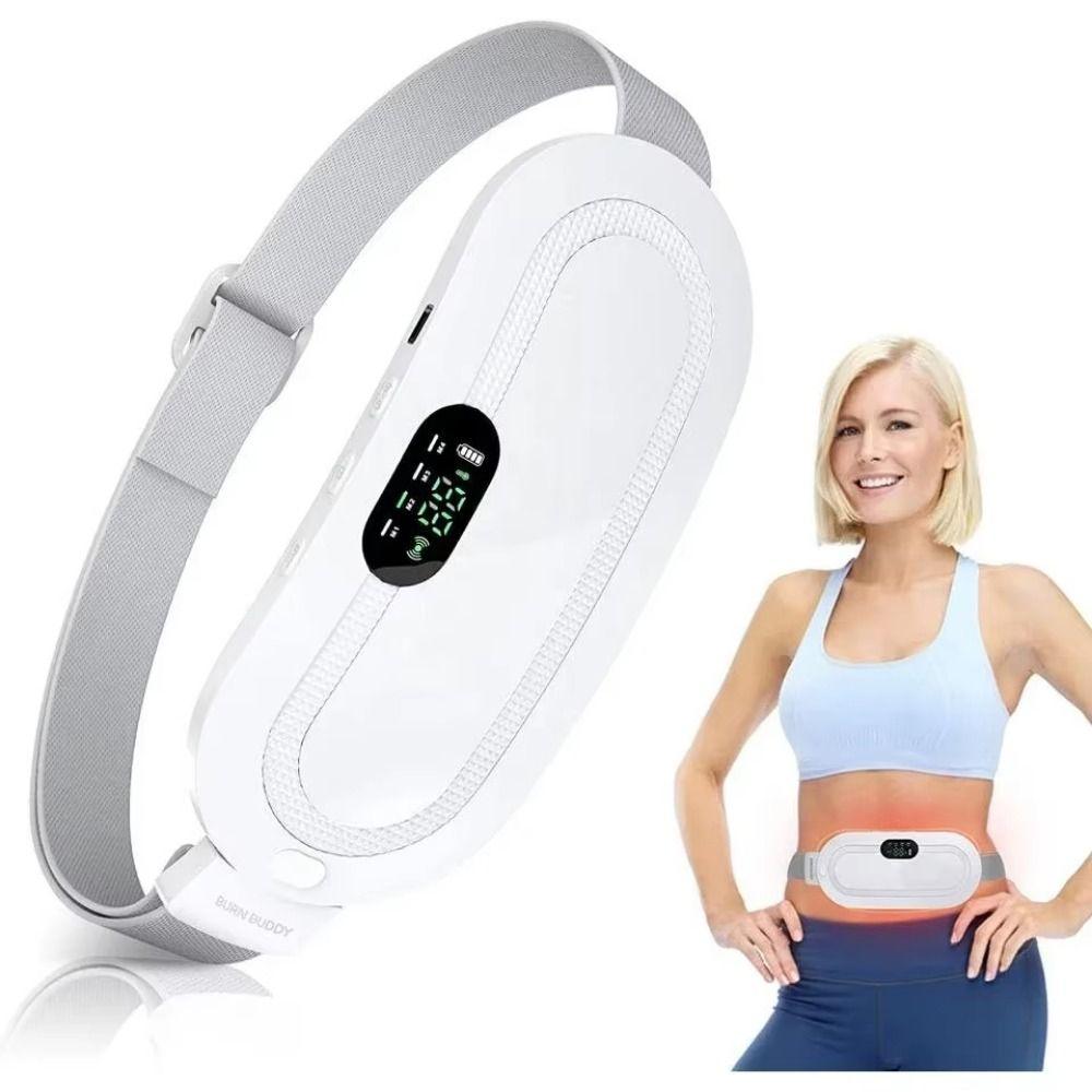3 Level Temperature Smart Menstrual Heating Pad Vibrating Abdominal Massager  Warm Uterus