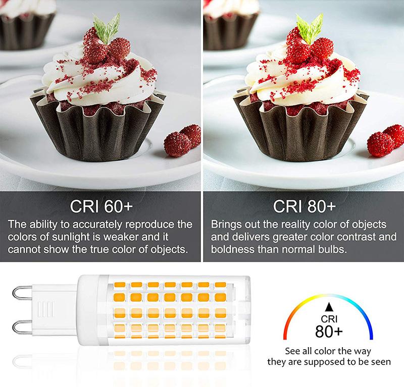 10 ks stmívatelná LED žárovka G9 6W AC220V bez blikání 88×SMD2835 690LM G9 kapslová lampa pro lustrNáhrada 70W halogenové