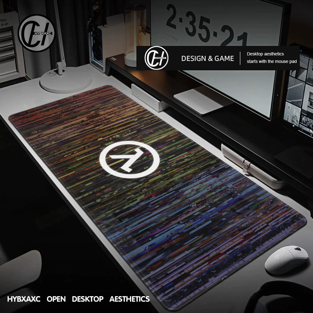 Alfombrilla de Ratón Half Life Gamer Mesa de Escritorio Juego de Mesa Oficina Trabajo Alfombrilla de Ratón XXL Antideslizante Portátil PC Accesorios de Escritorio Alfombra Gamer Esterilla de Mesa