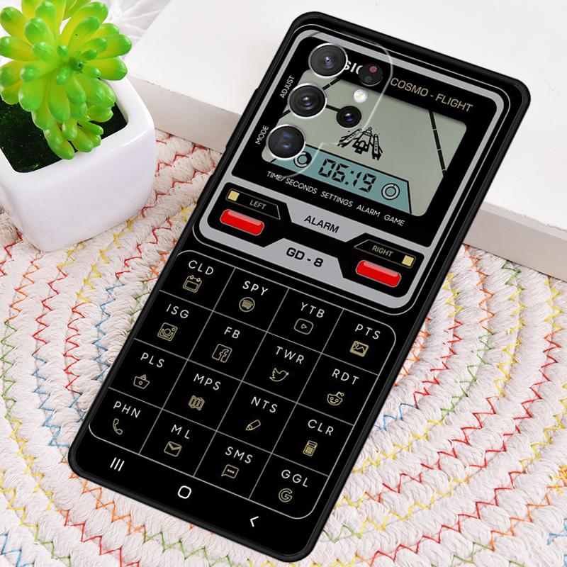 Retro mobile TPU Phone Case For Samsung Galaxy note 10 pro S26 S25 S24 S23 S22 Ultra Plus S21 FE S20 Shockproof Cover